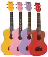 Concert Tiki Ukulele Pink